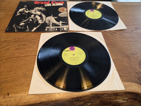 Grand Funk Live Album 1970 Capitol Records 1C 188-80684/85 Deutsche Pressung Doppel LP NM/VG+